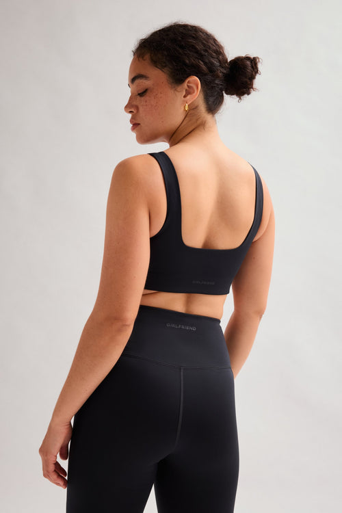 Soutien-gorge court noir