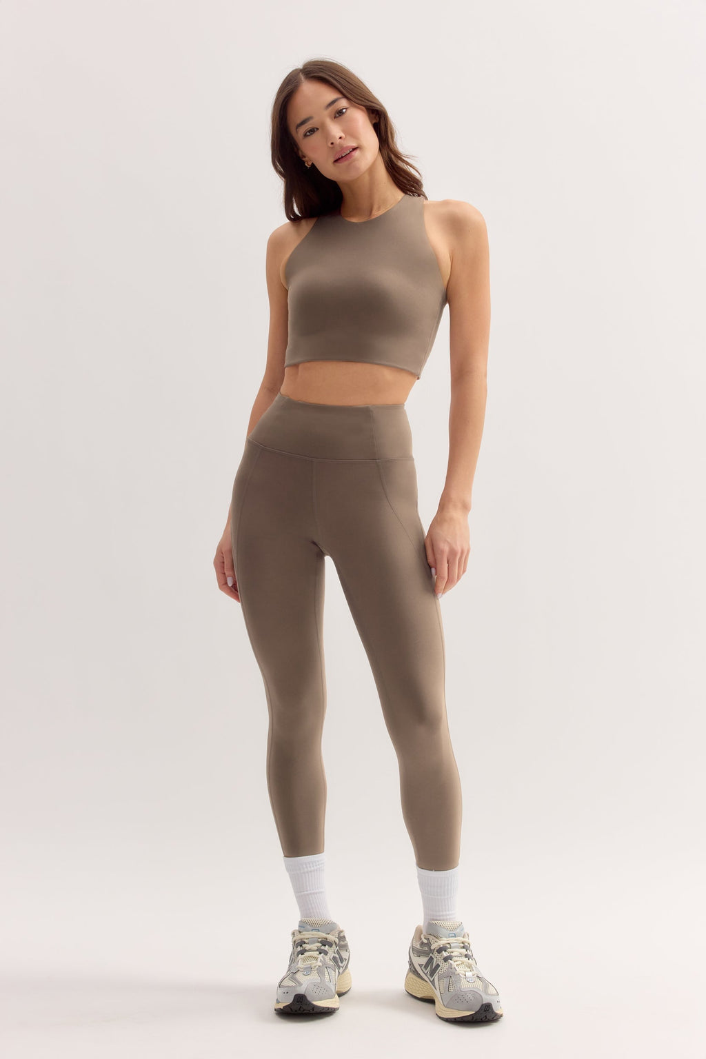 Legging taille haute de compression Stone