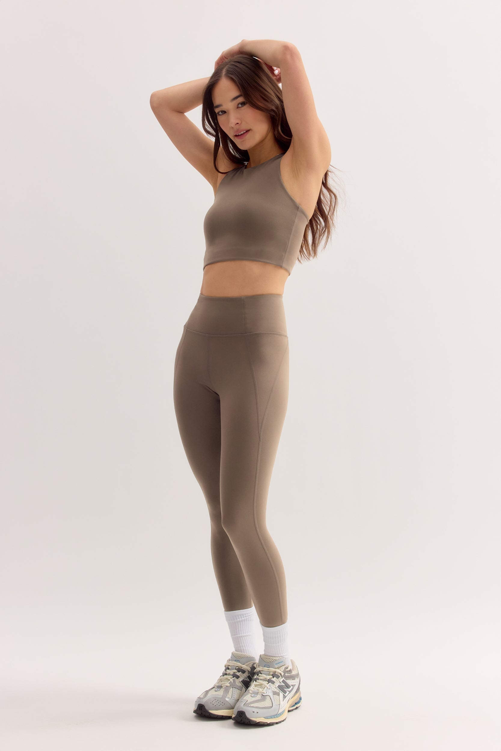 Legging taille haute de compression Stone
