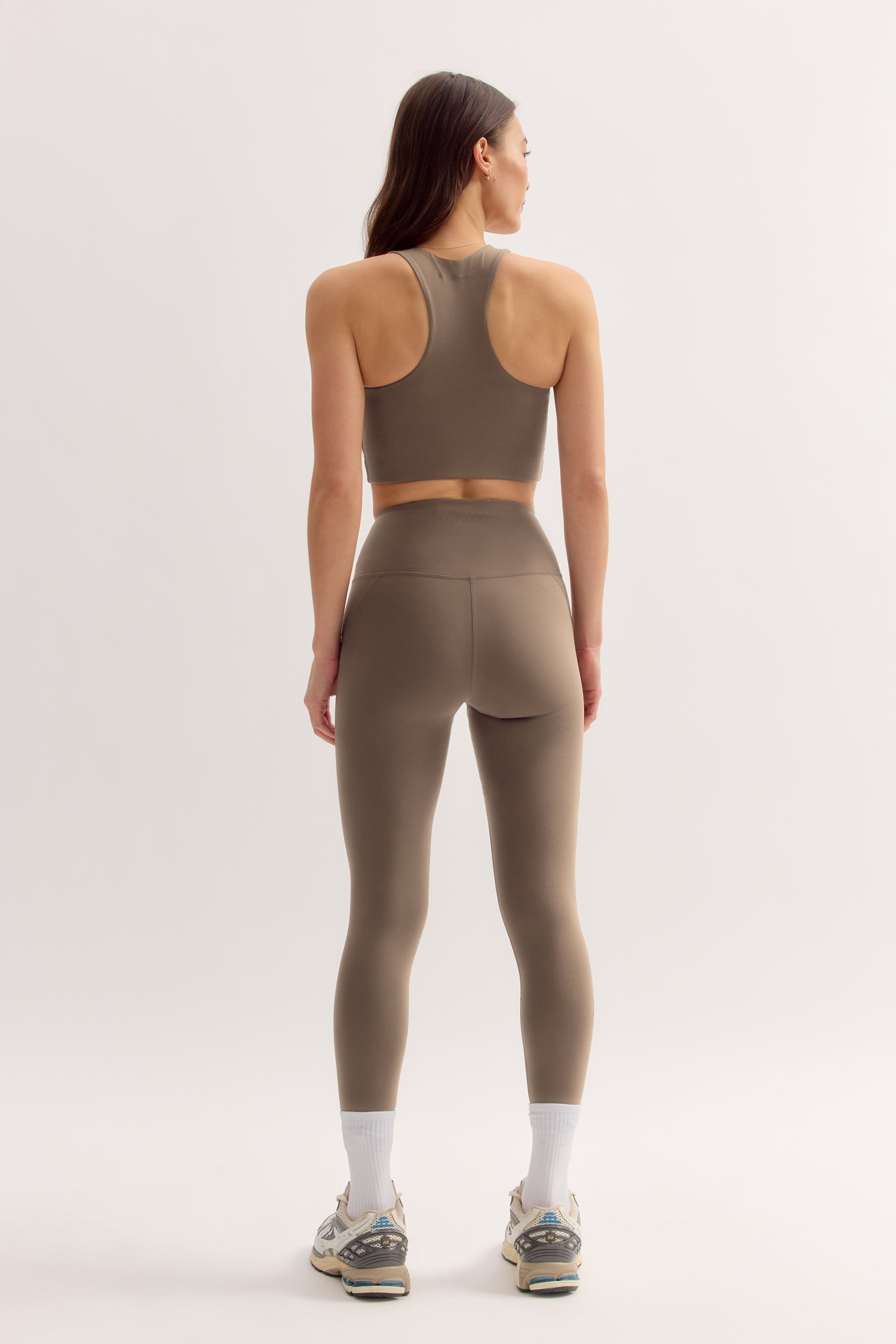 Legging taille haute de compression Stone