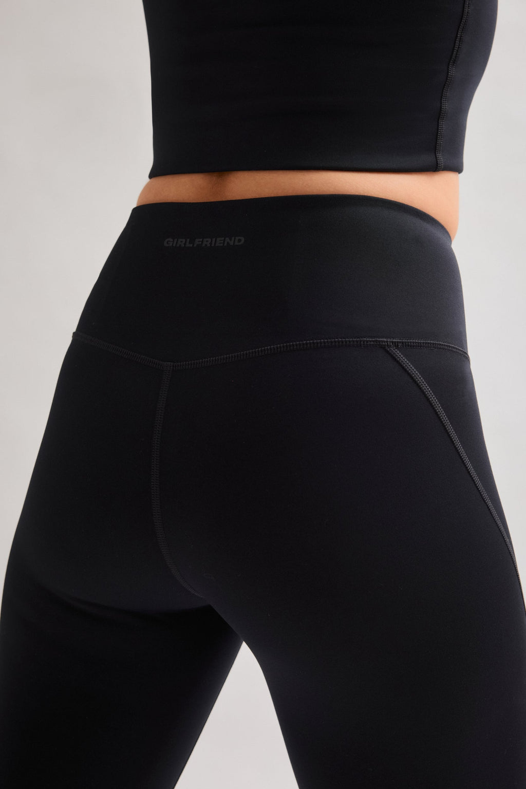 Legging noir de compression taille haute