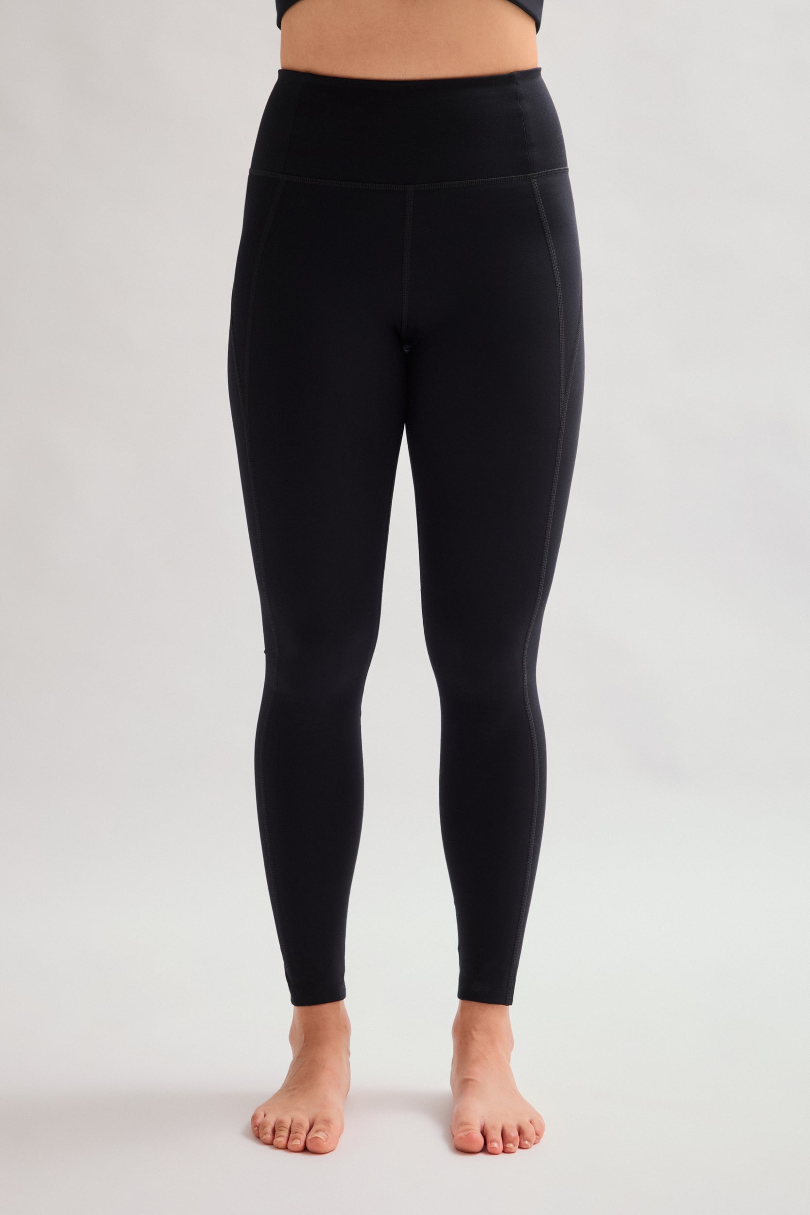 Legging noir de compression taille haute