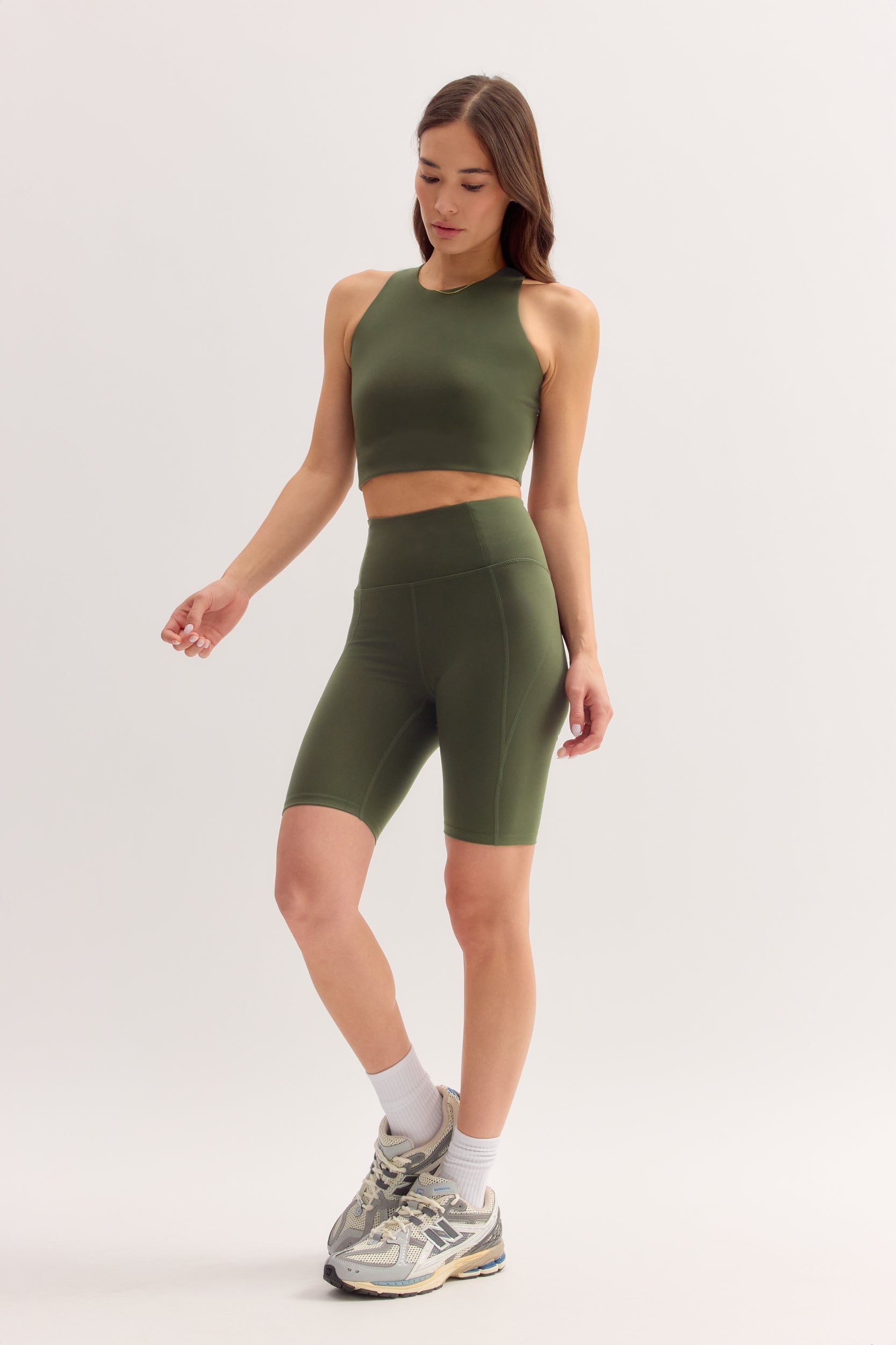 Short de vélo taille haute