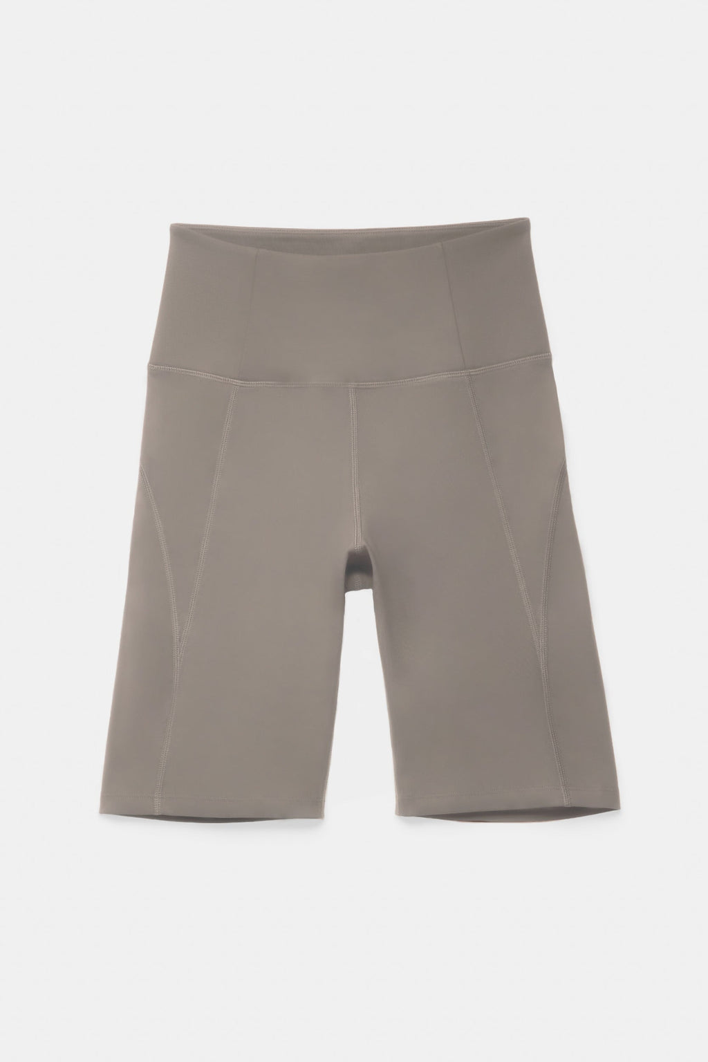 Short cycliste taille haute, coloris pierre