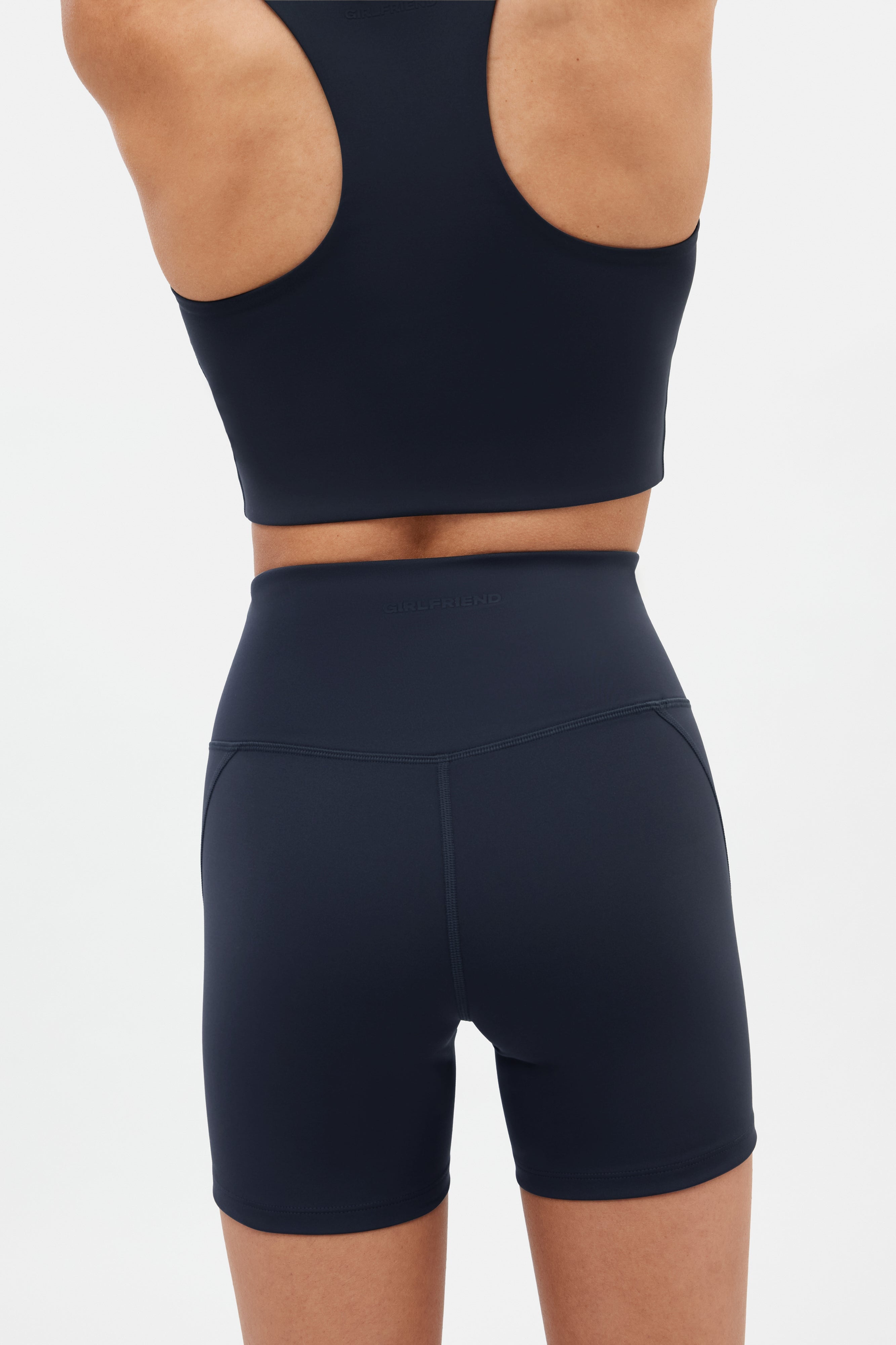 Short de course taille haute