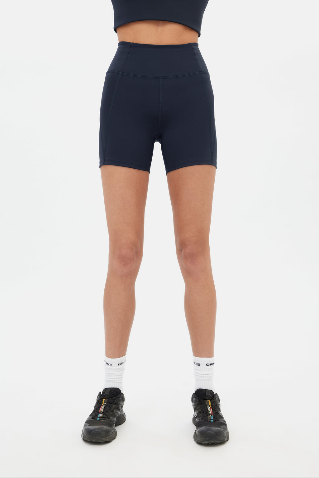 Short de course taille haute