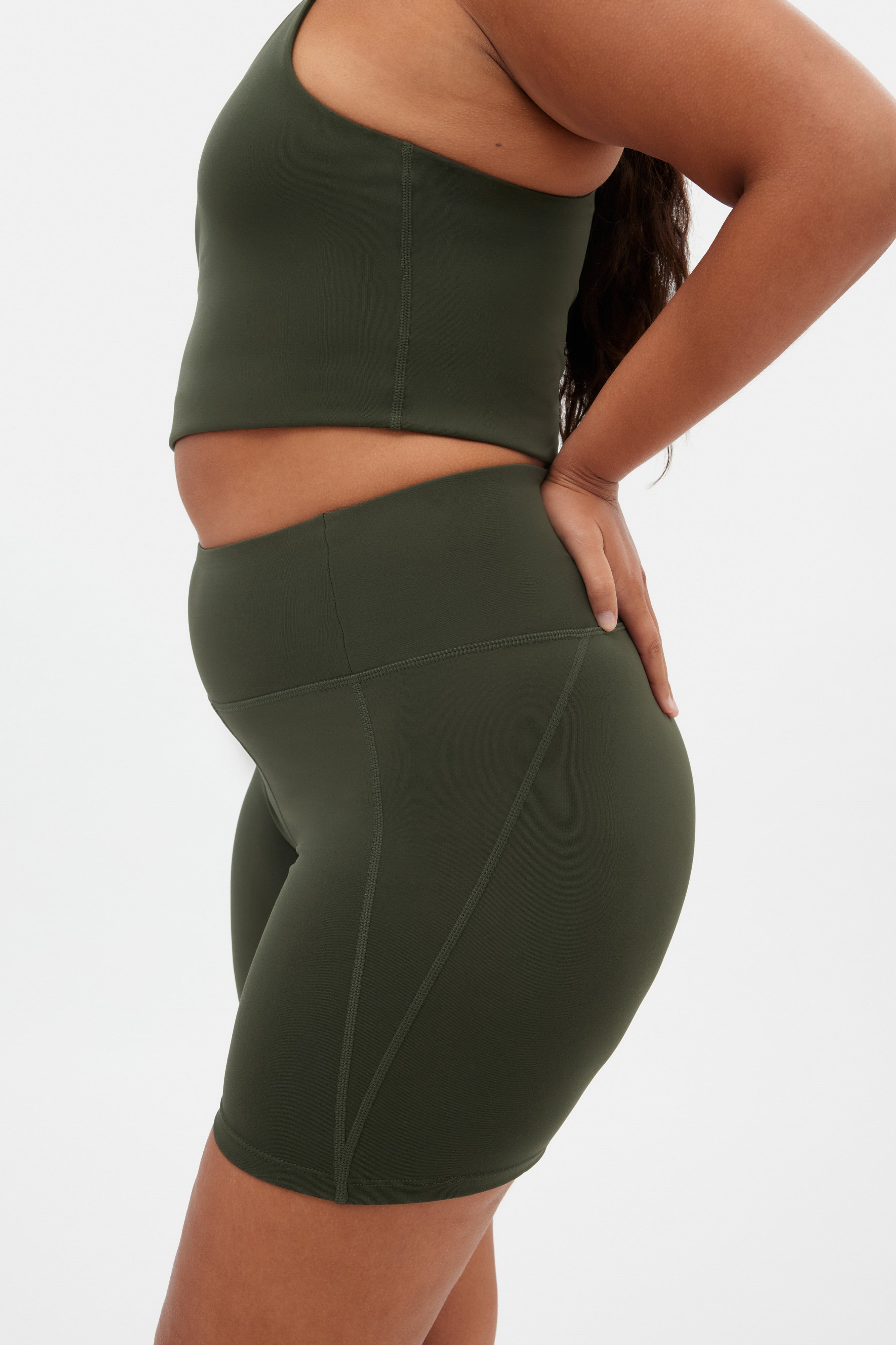 Short de course taille haute