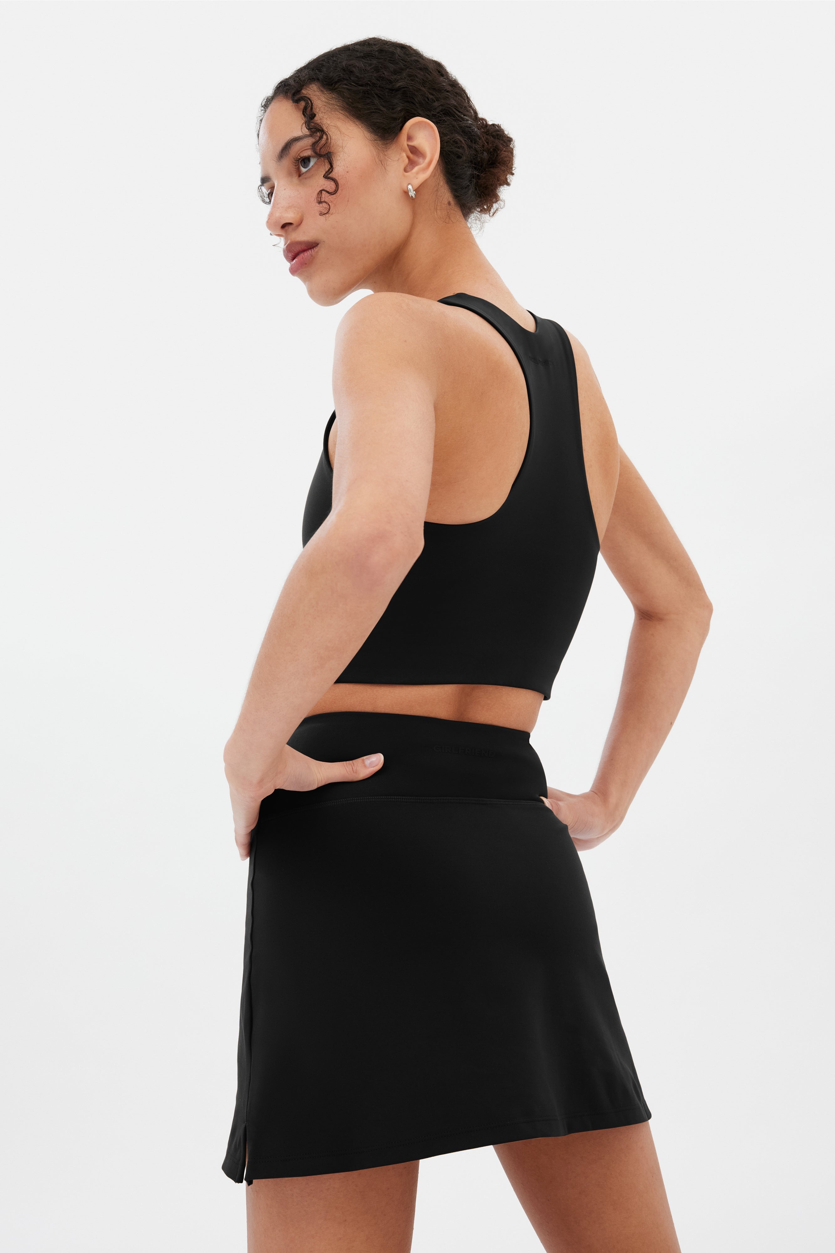 Jupe-short de sport noire