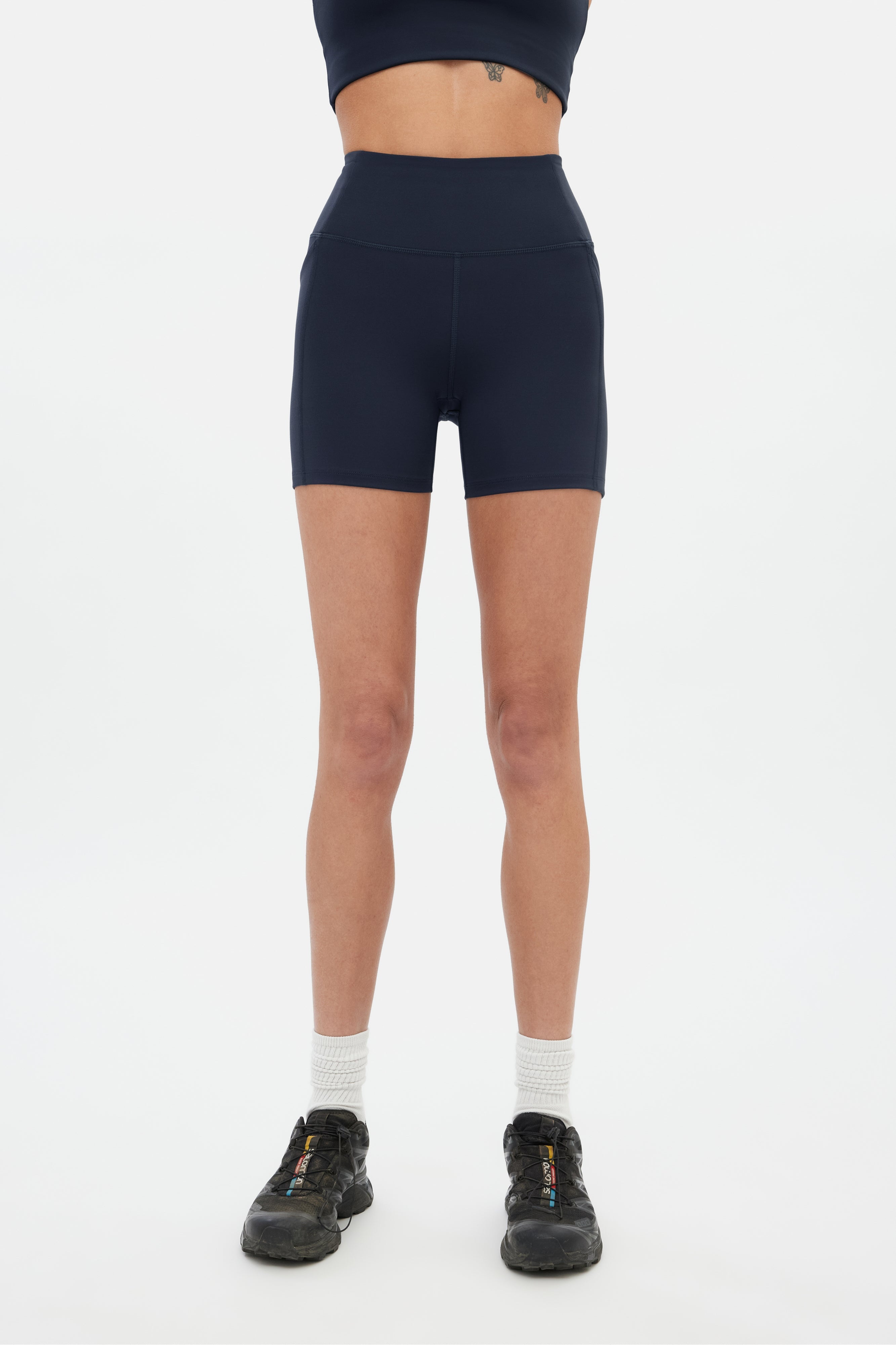 Short de course compressif avec poches