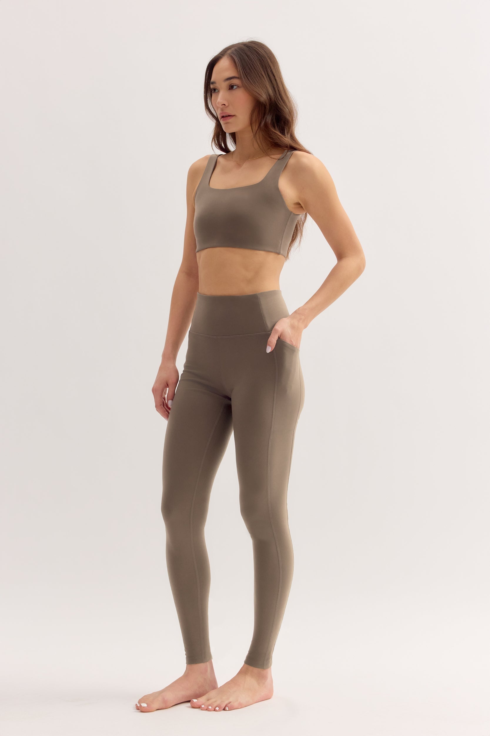 Legging de compression à poches Stone