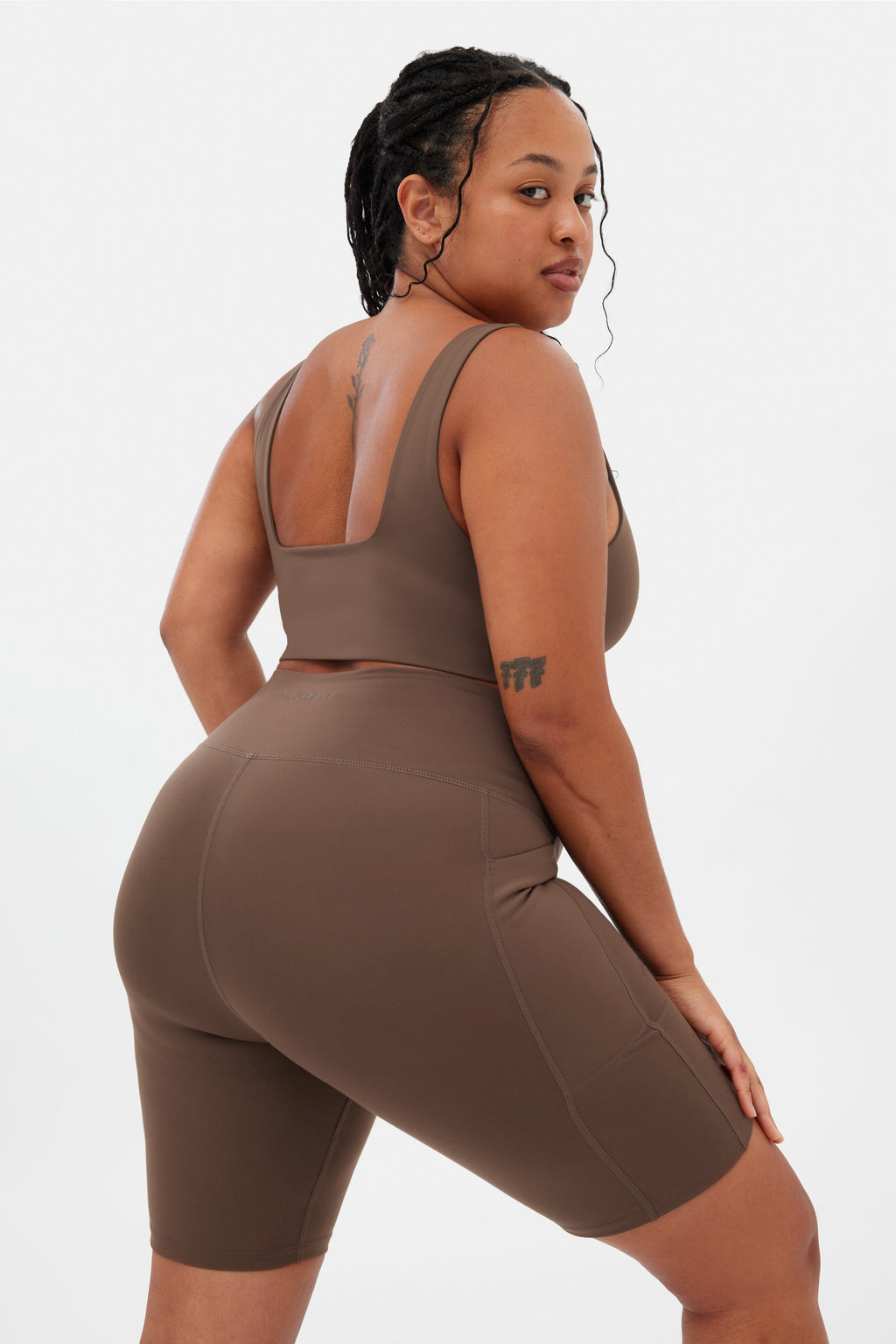 Cycliste taille haute