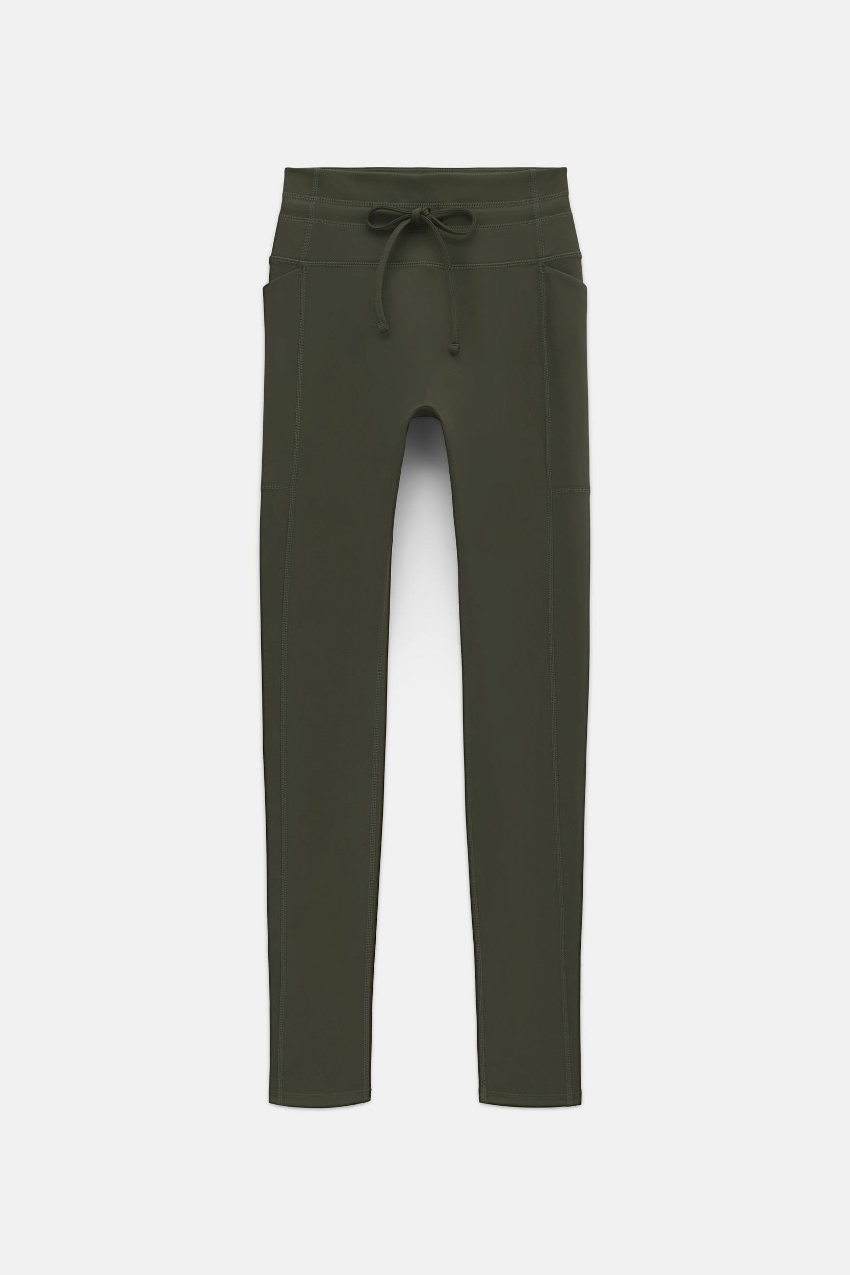 Legging de compression à cordon et poche plaquée