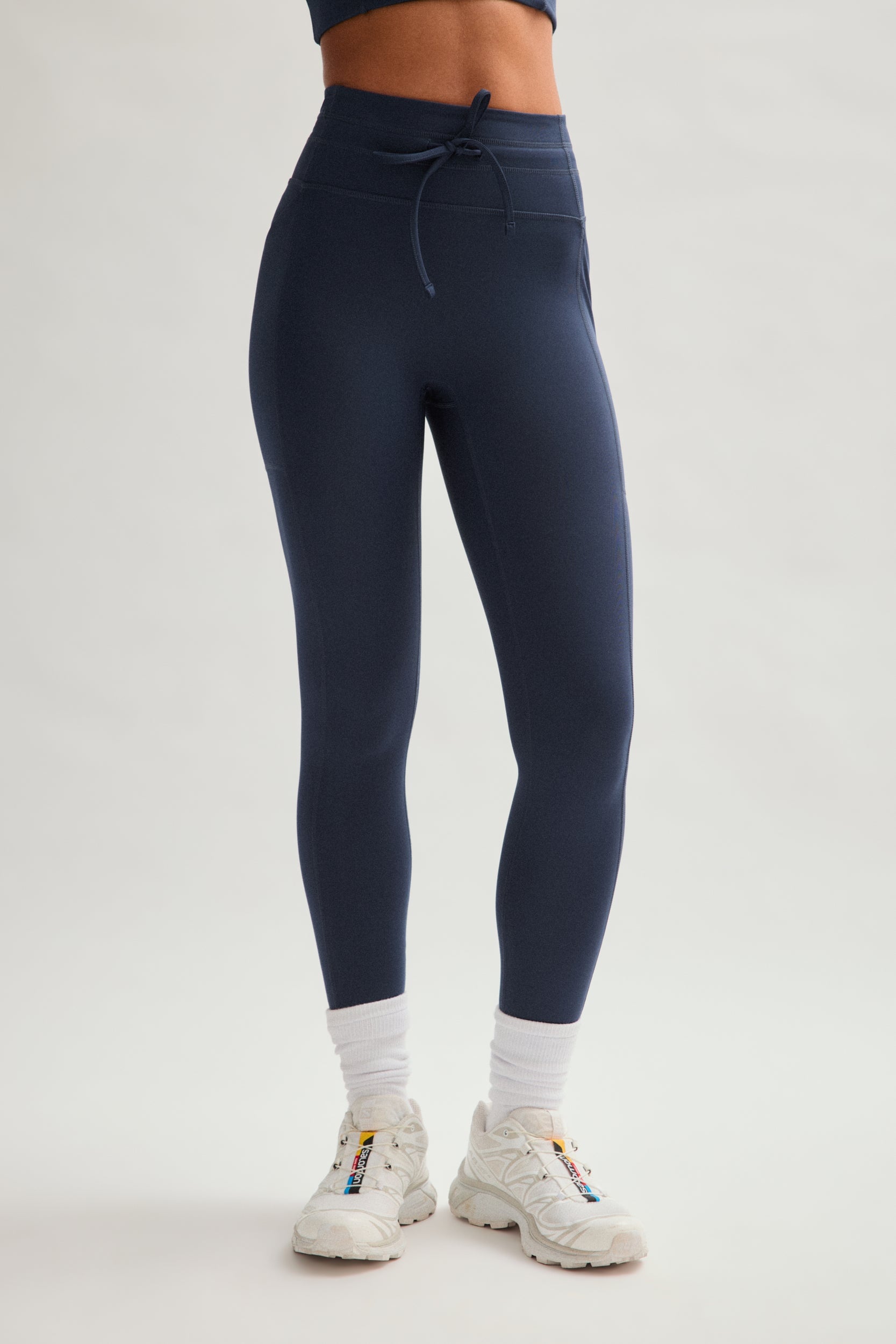 Legging Compressif à Cordon de Serrage et Poche