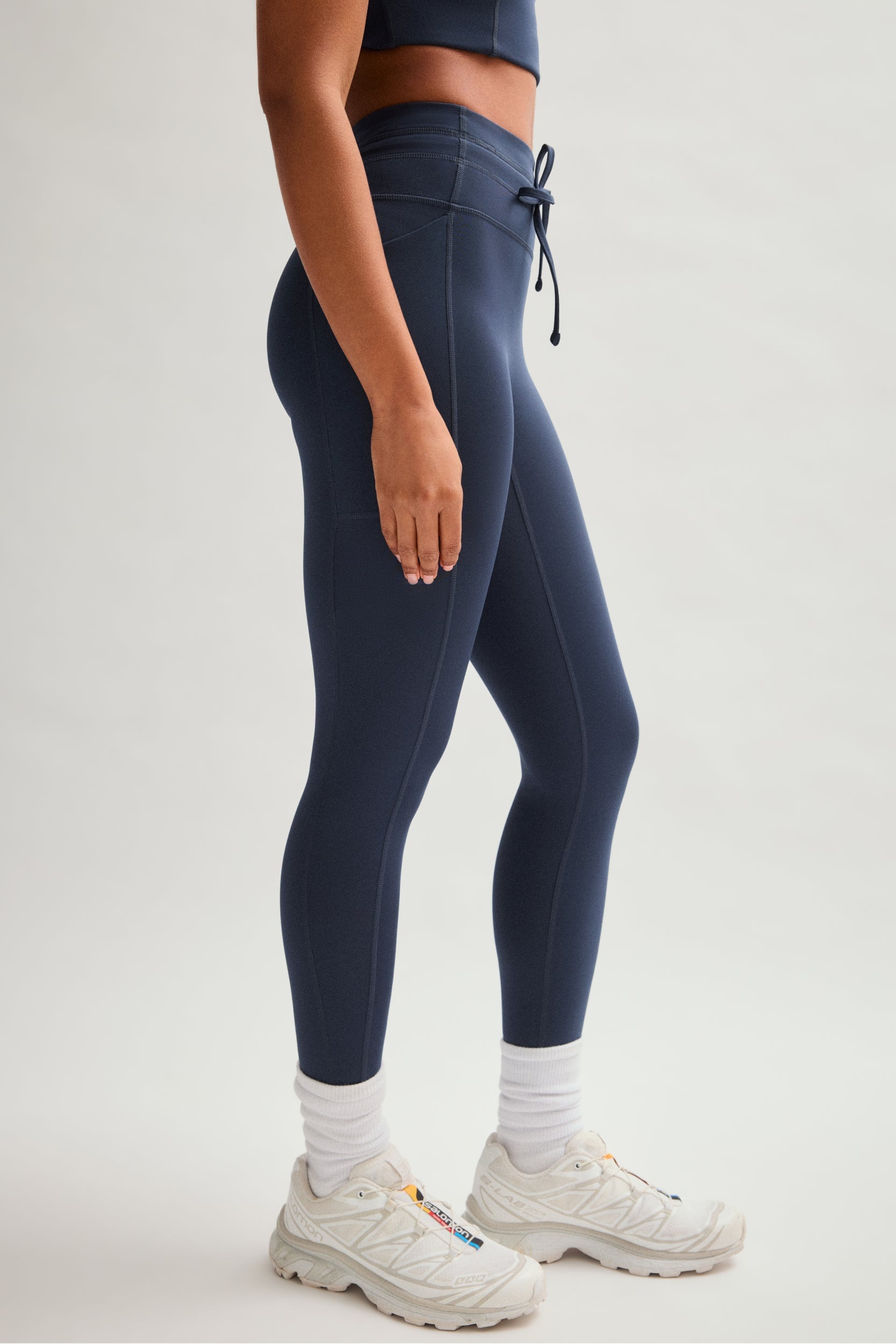 Legging Compressif à Cordon de Serrage et Poche