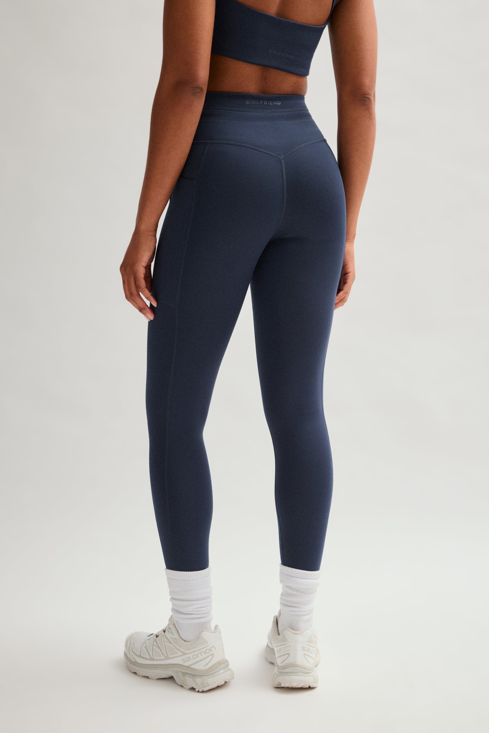 Legging Compressif à Cordon de Serrage et Poche
