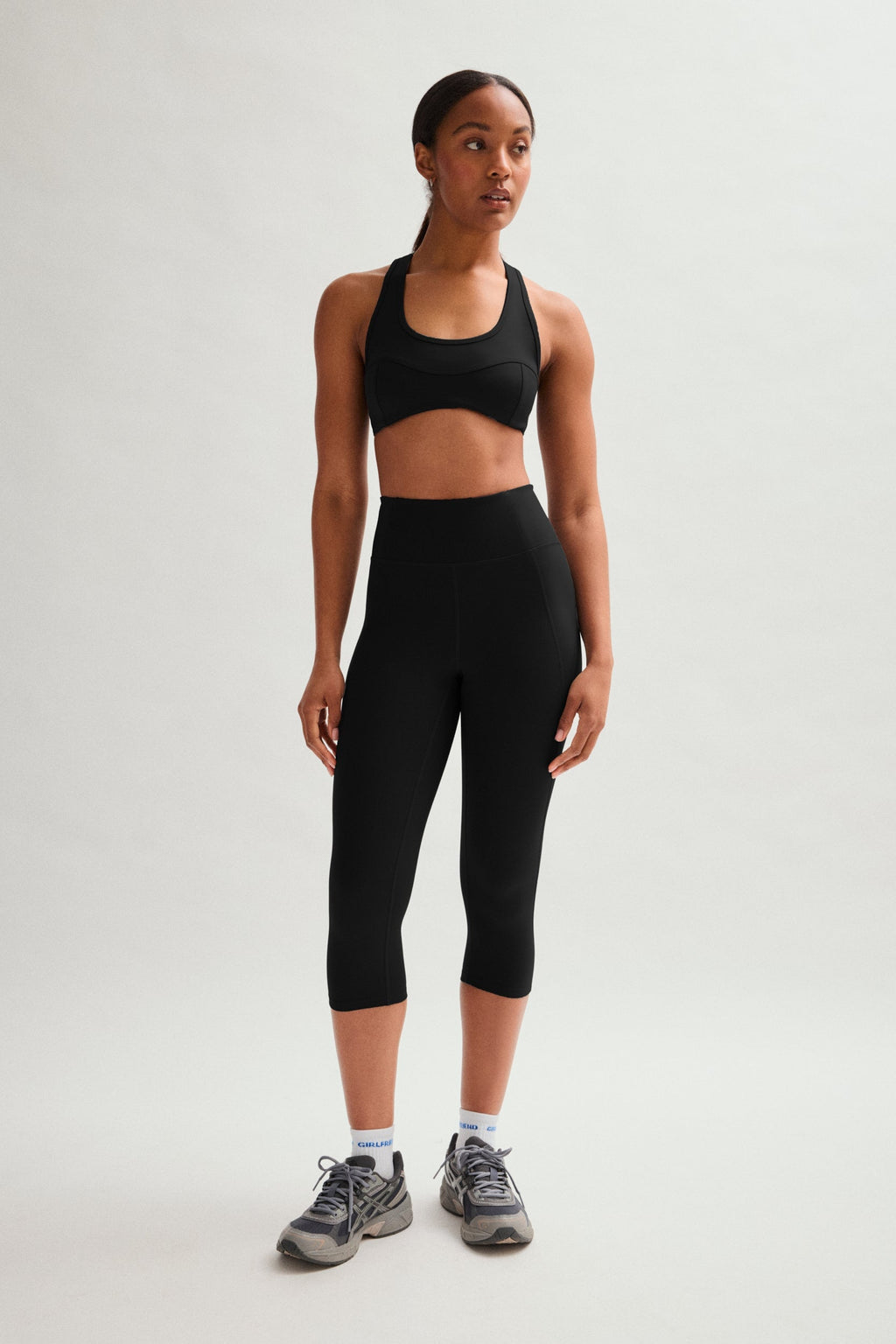Corsaire taille haute de compression noir