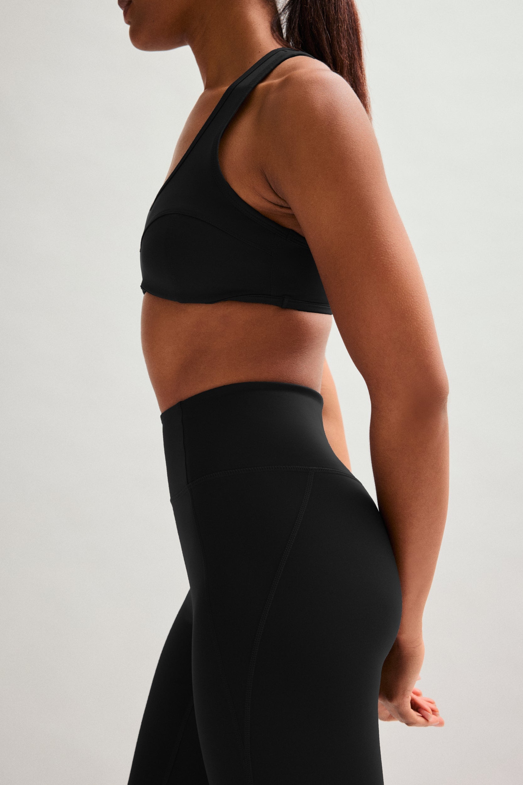 Corsaire taille haute de compression noir