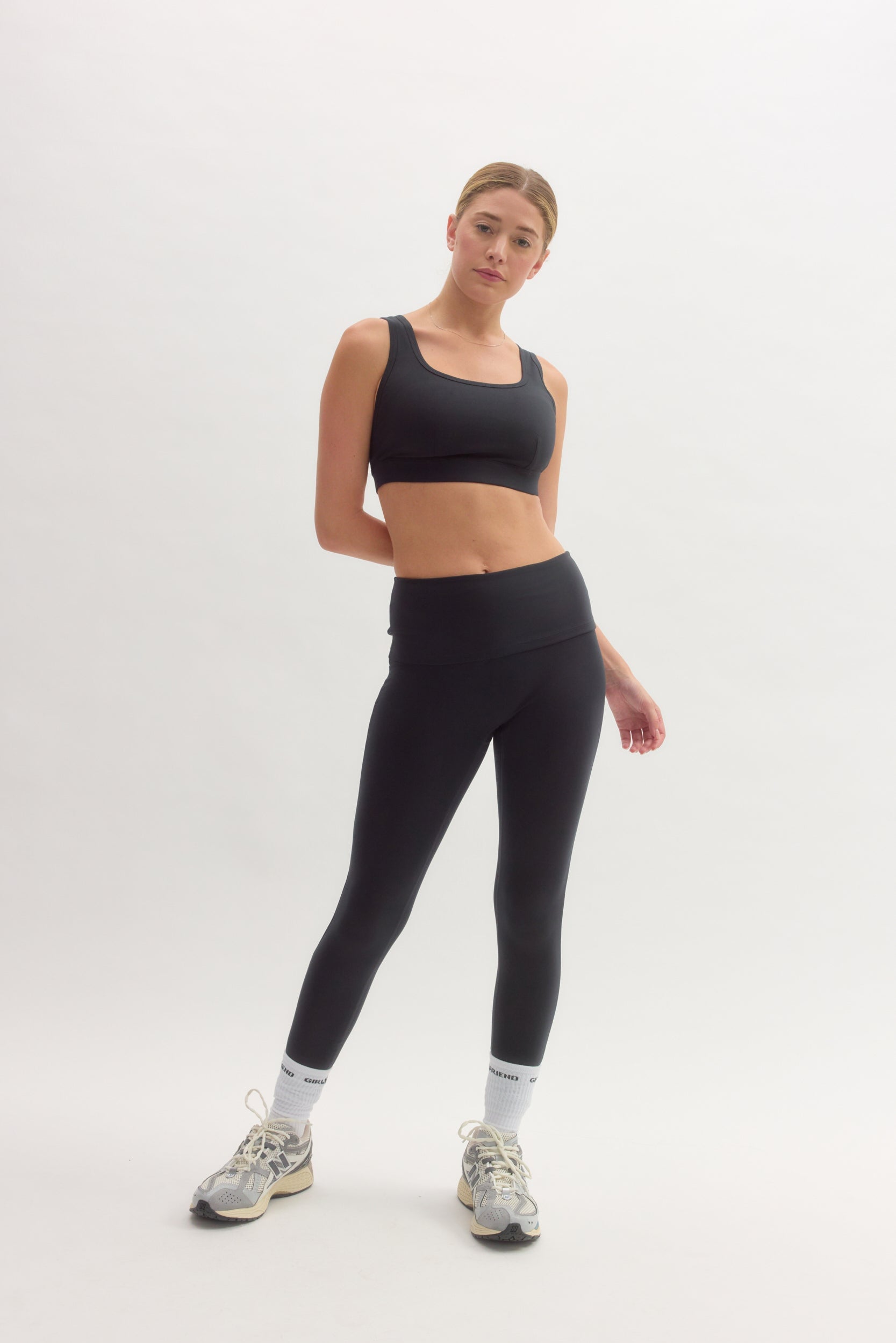 Legging repliable noir
