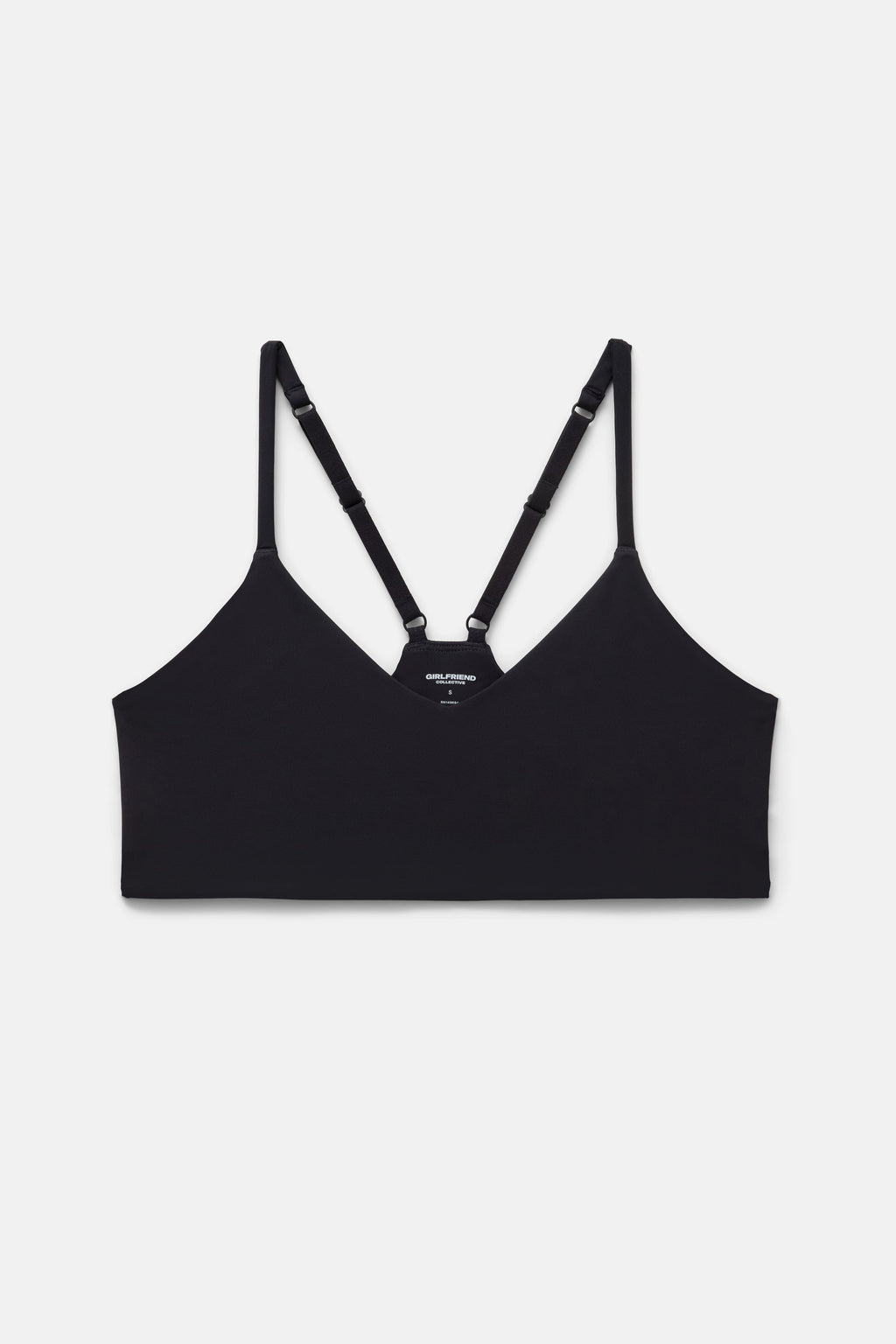 Brassière noire col en V