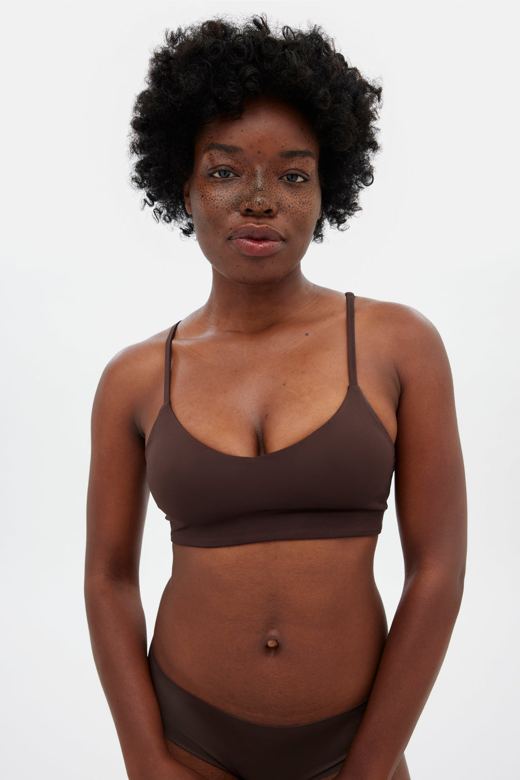 Brassière décolleté en V