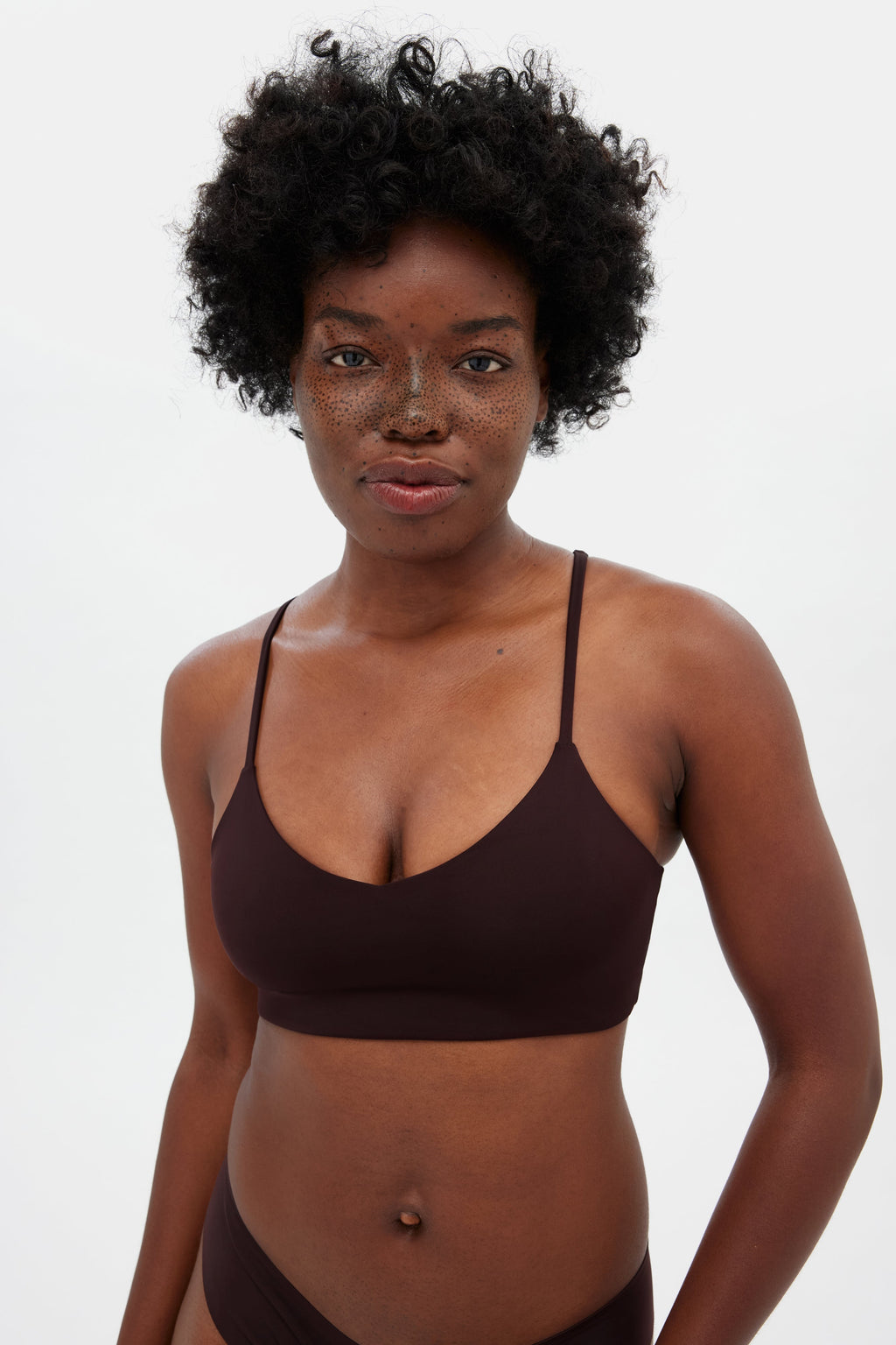 Brassière décolleté en V