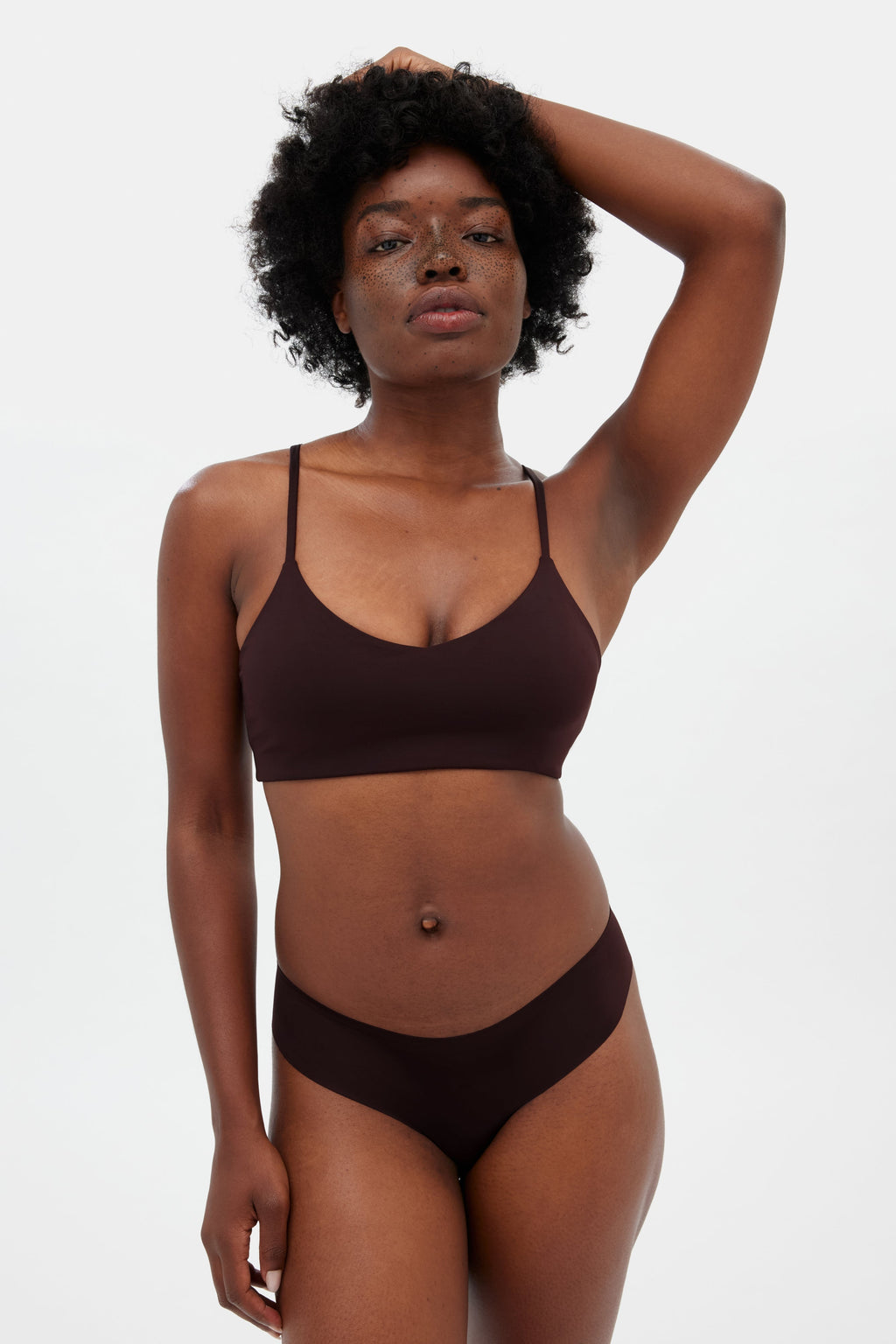 Brassière décolleté en V
