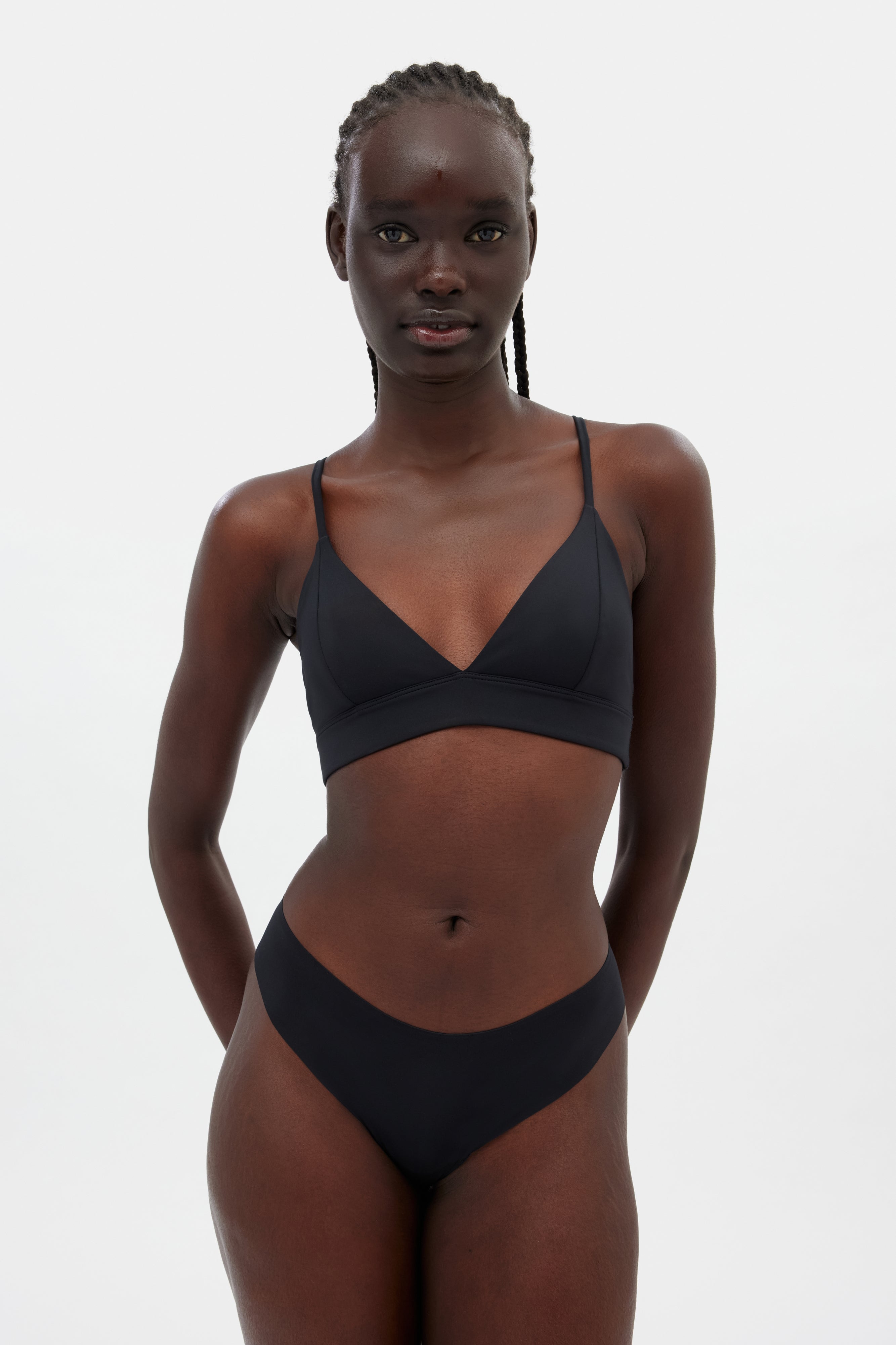 Soutien-gorge triangle noir