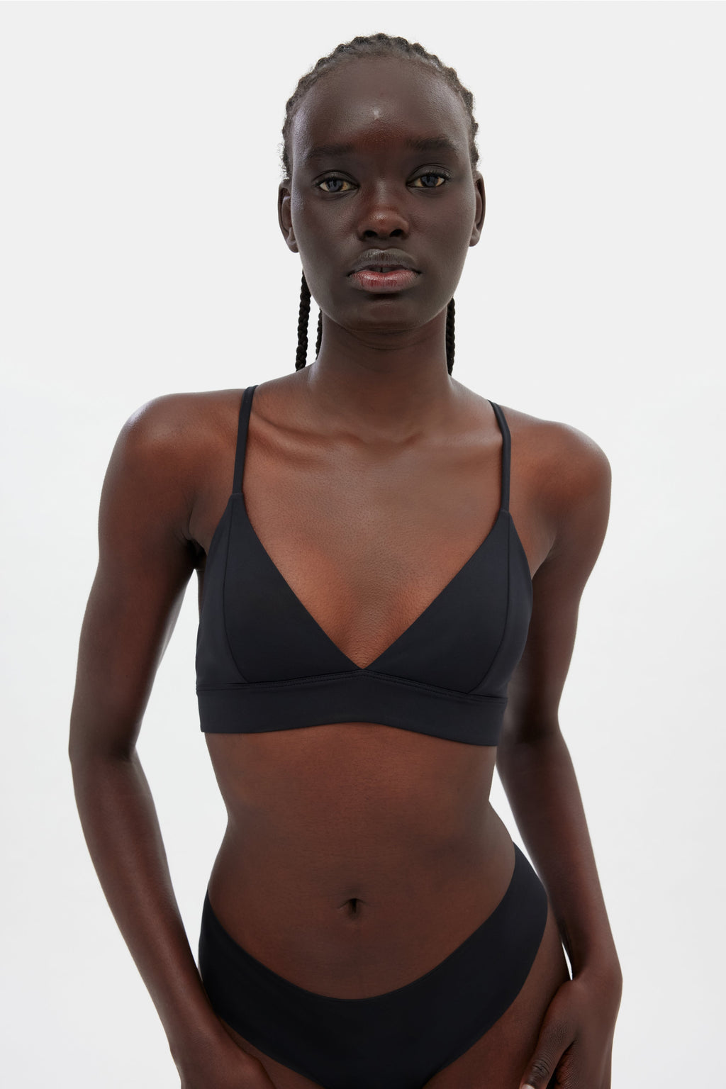 Soutien-gorge triangle noir